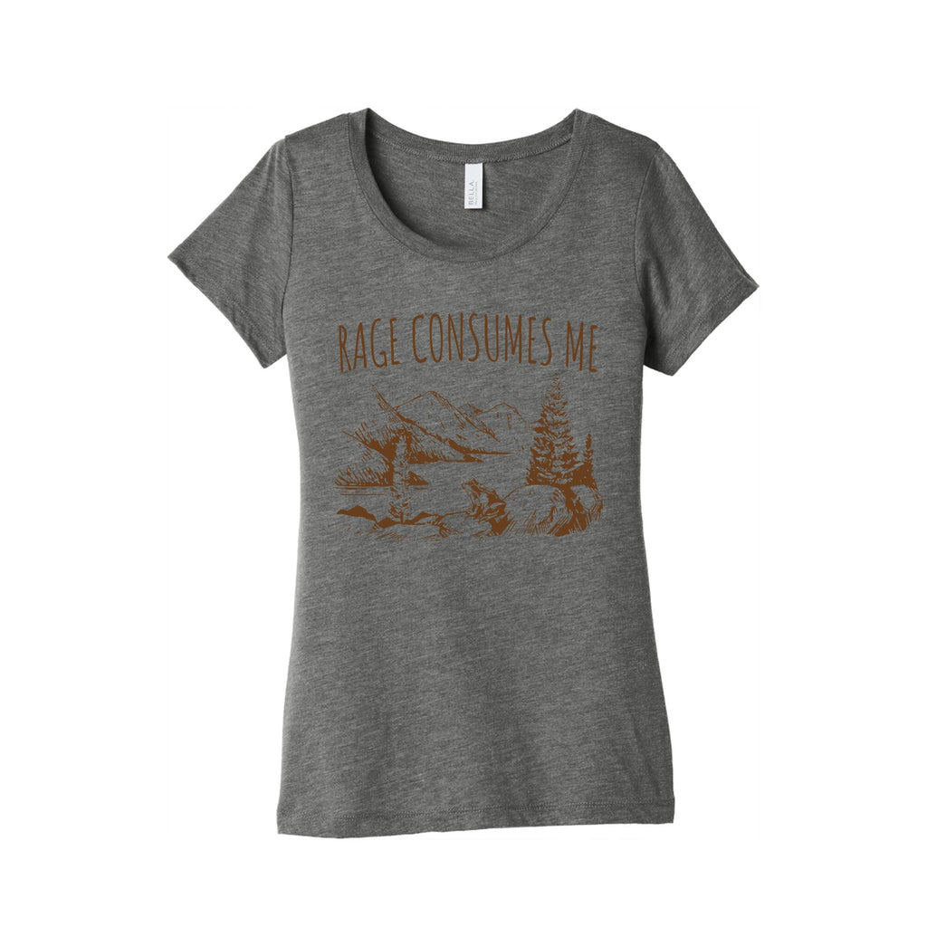 Rage Consumes Me Womens Triblend Tee