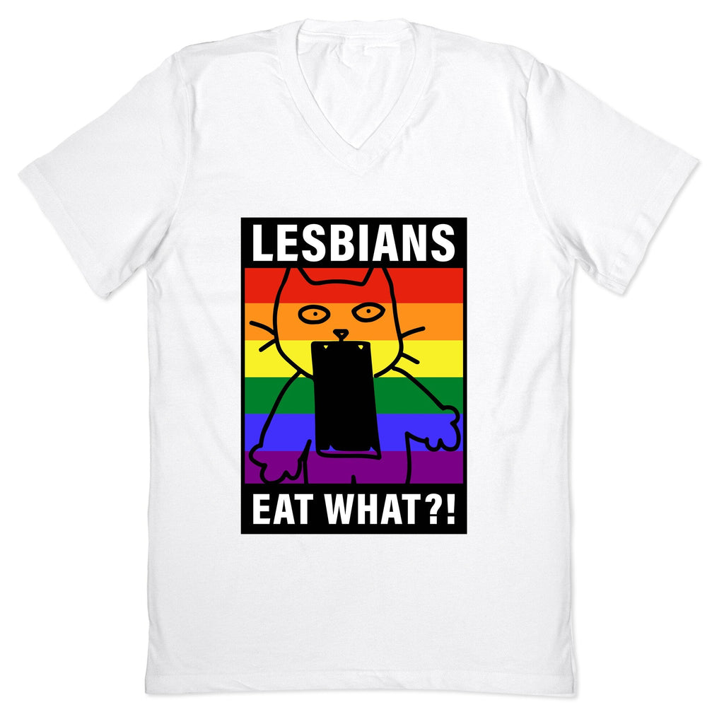 Lesbians Eat What?! V-Neck