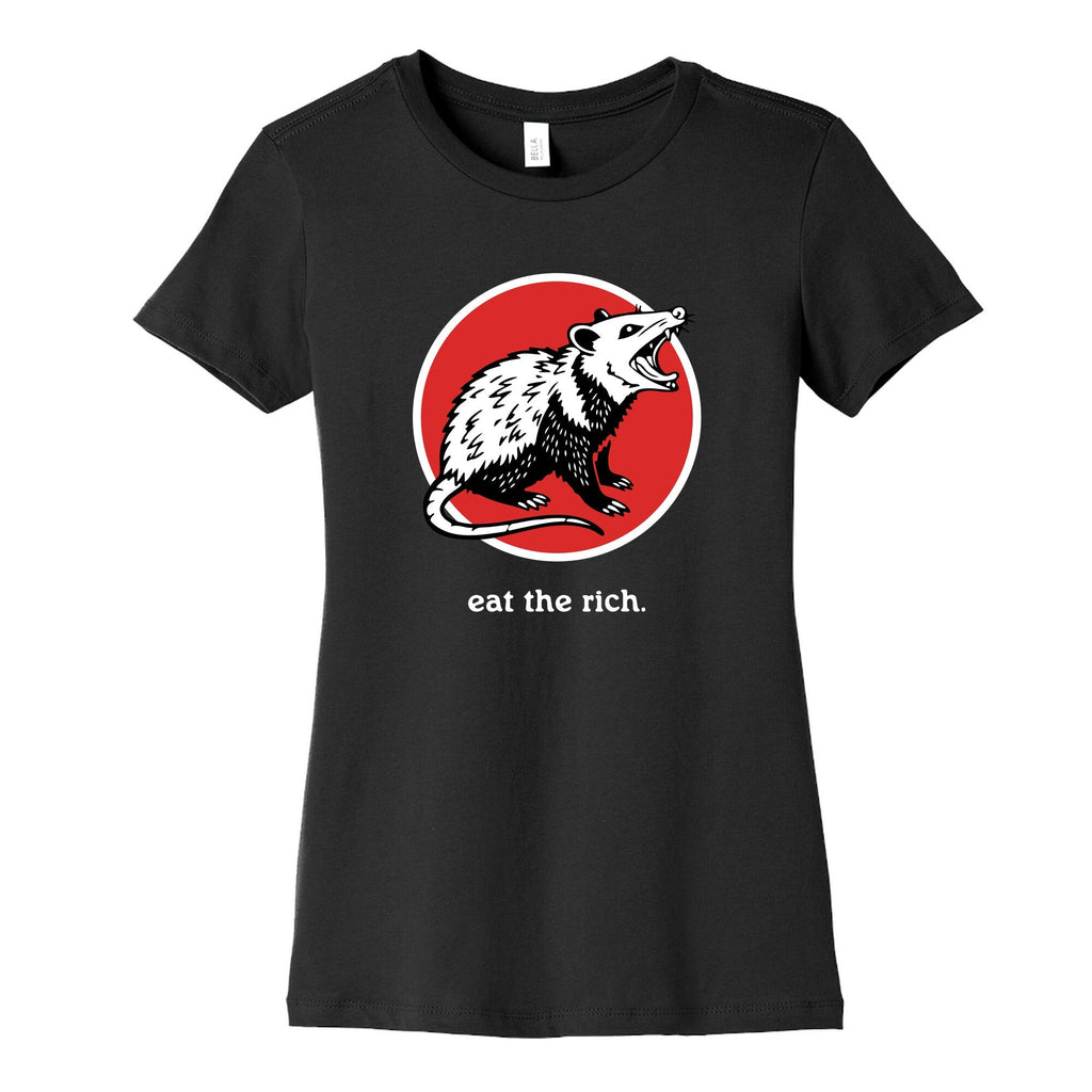 Eat The Rich Womens Cotton Tee