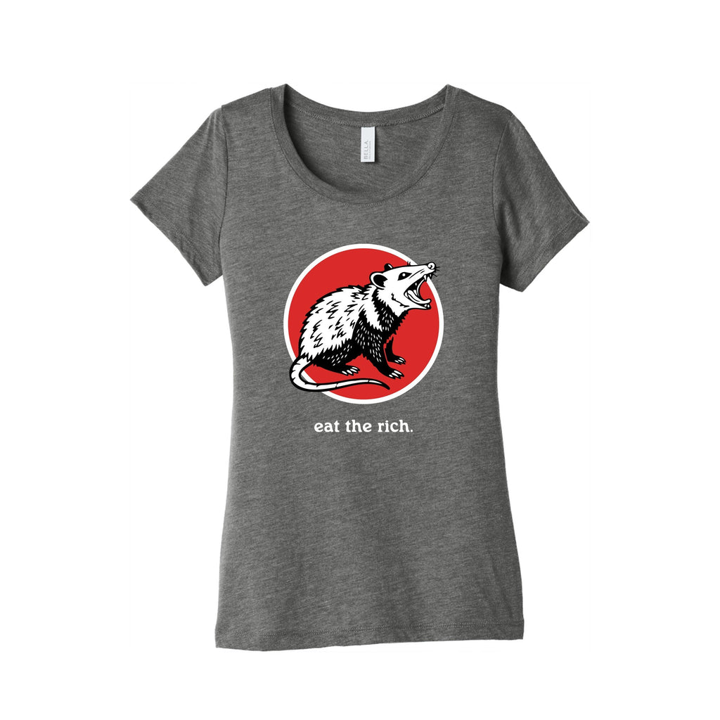 Eat The Rich Womens Triblend Tee