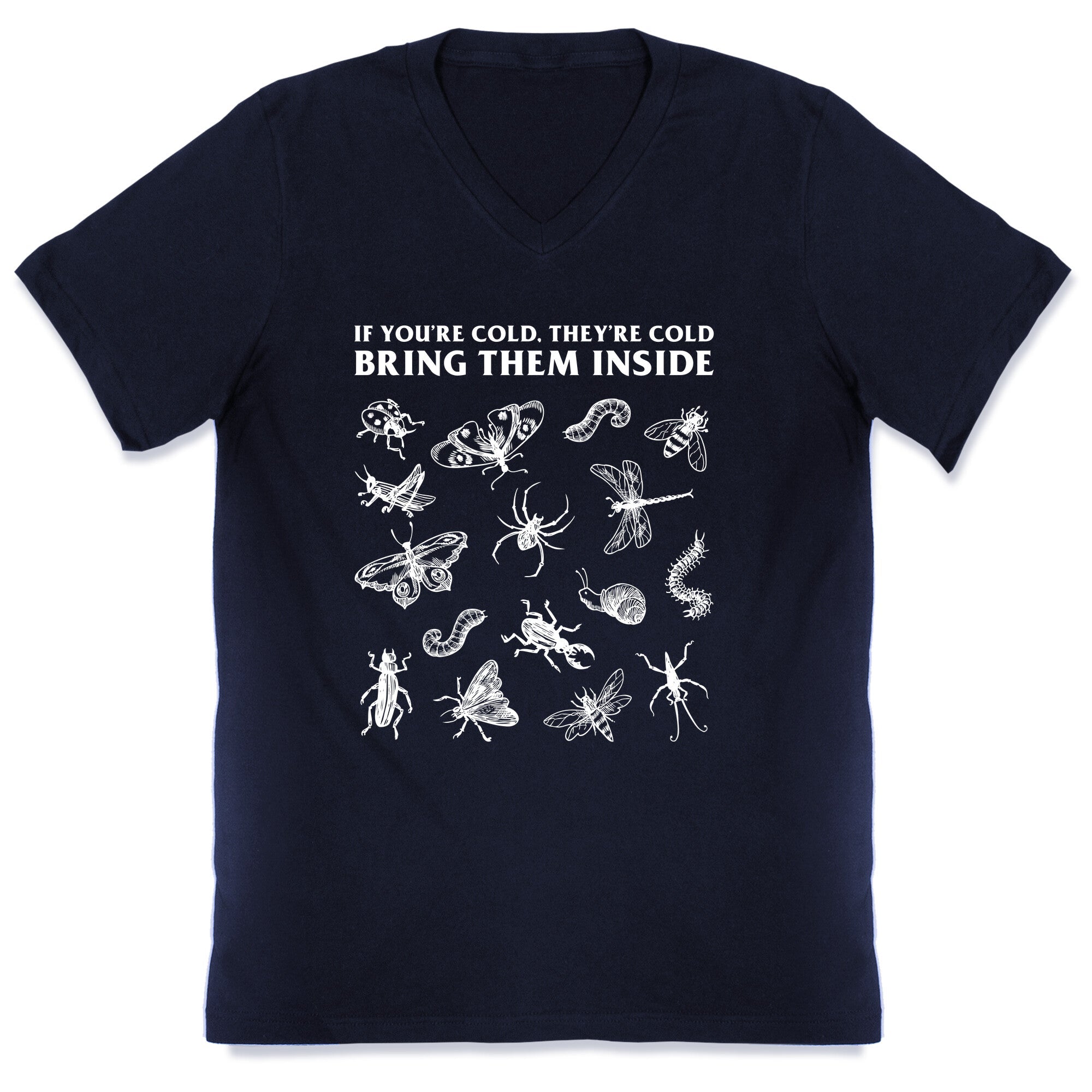 Bring Them Bugs Inside V-Neck