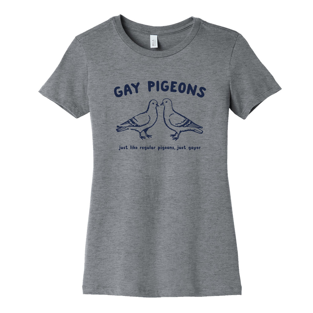 Gay Pigeons Womens Cotton Tee