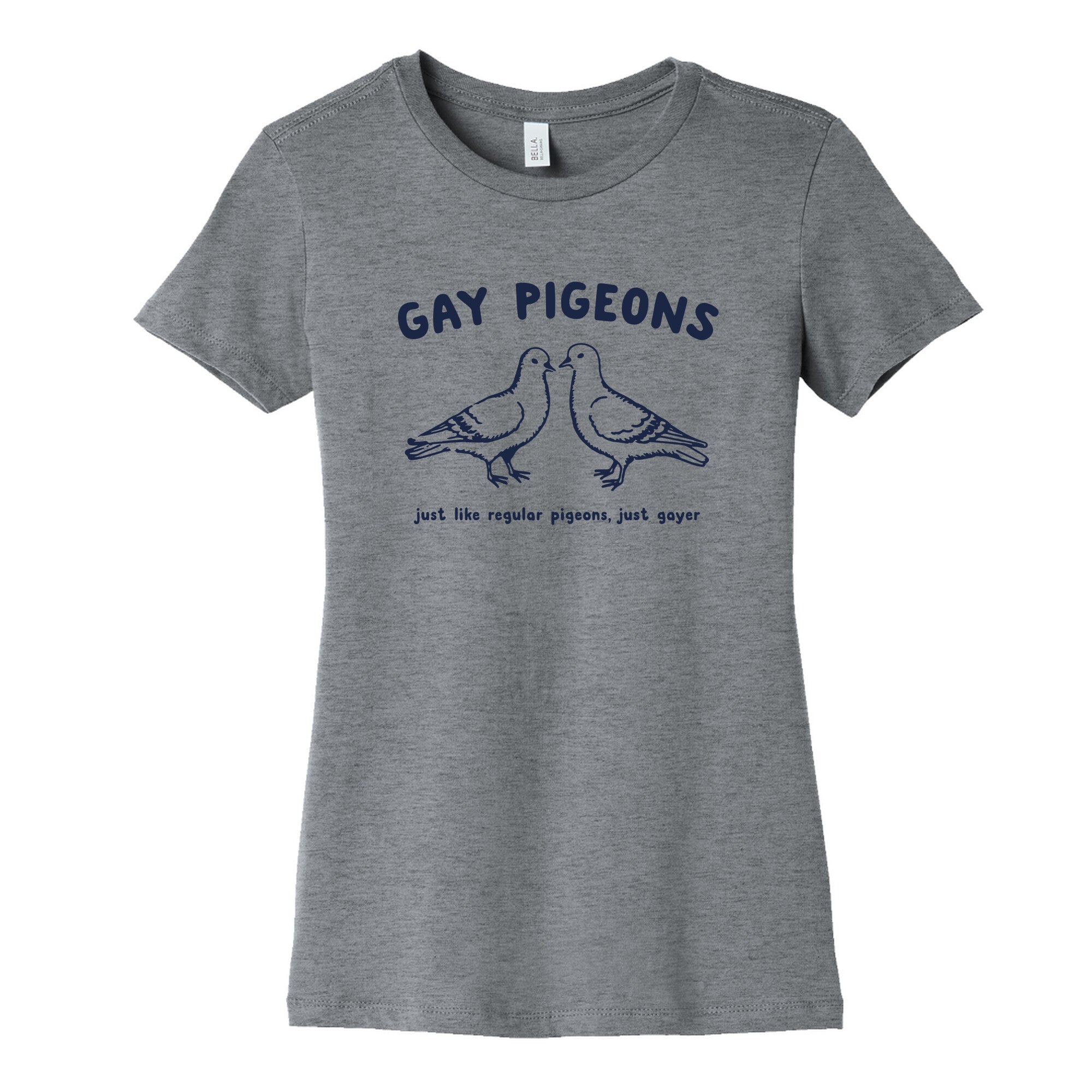 Gay Pigeons Womens Cotton Tee