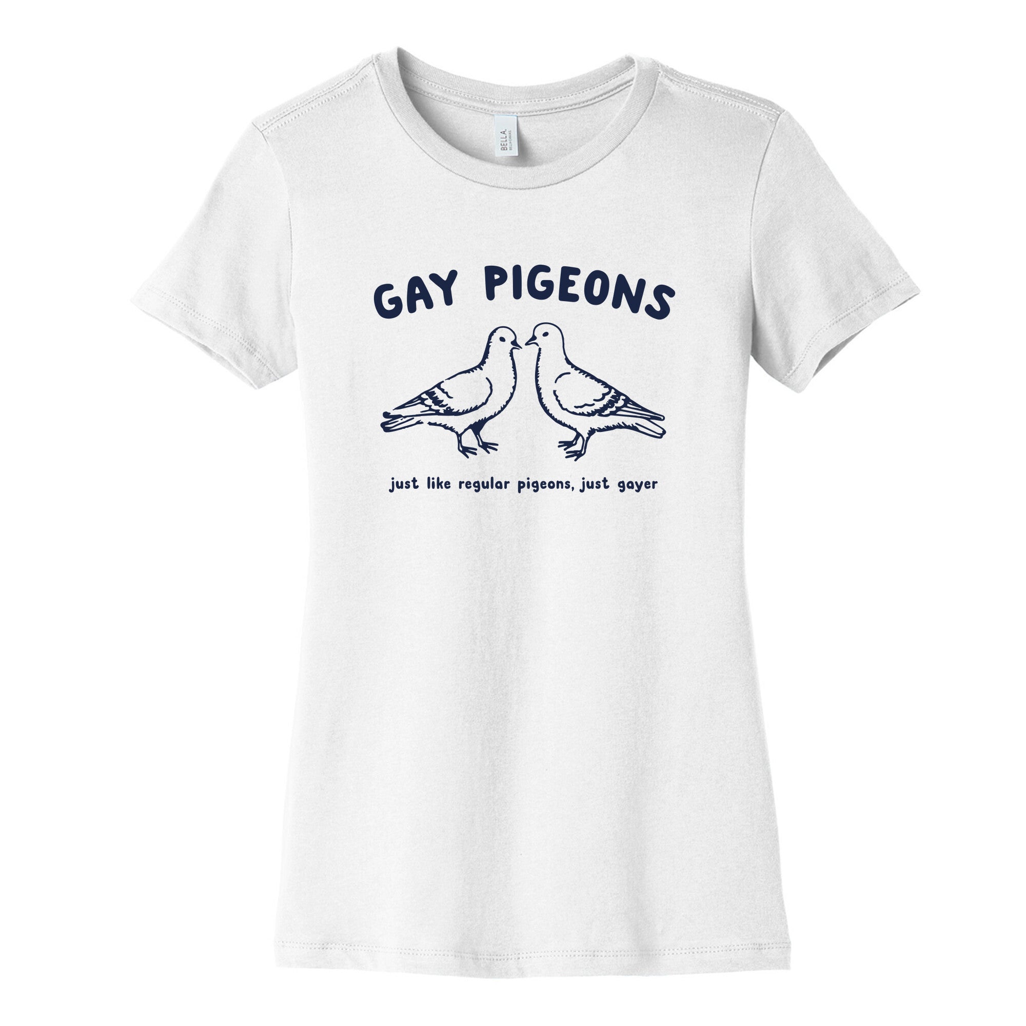 Gay Pigeons Womens Cotton Tee