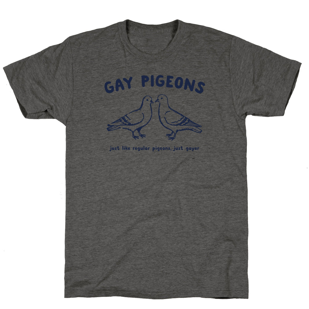 Gay Pigeons Unisex Triblend Tee