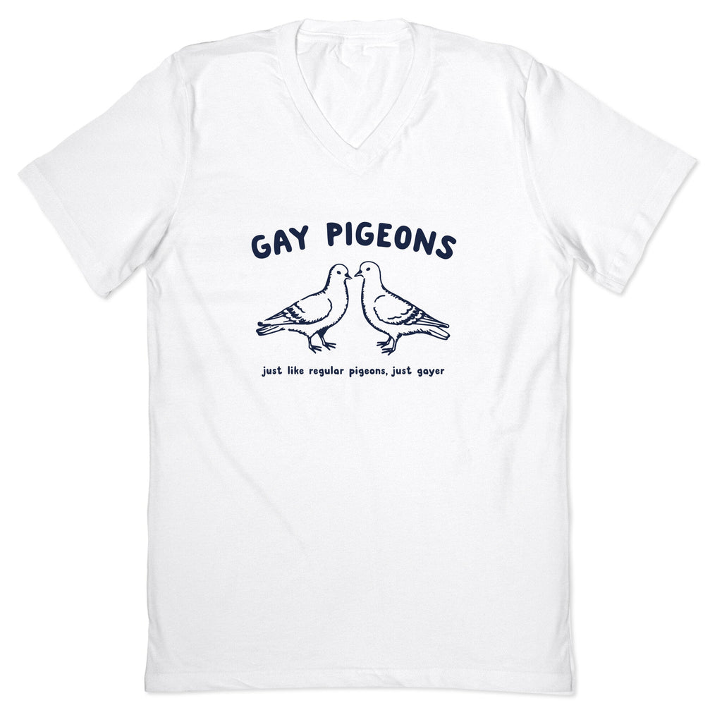 Gay Pigeons V-Neck