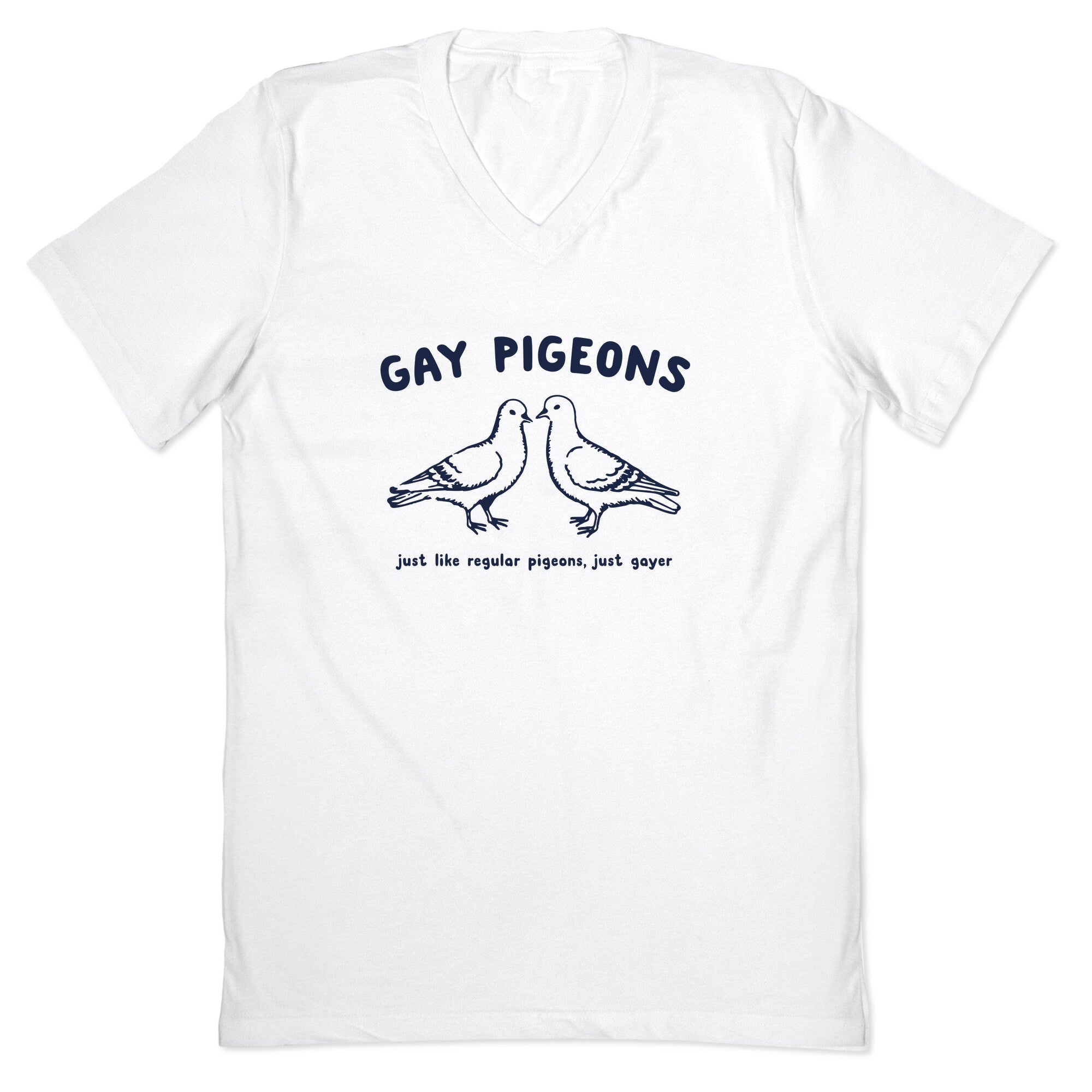 Gay Pigeons V-Neck