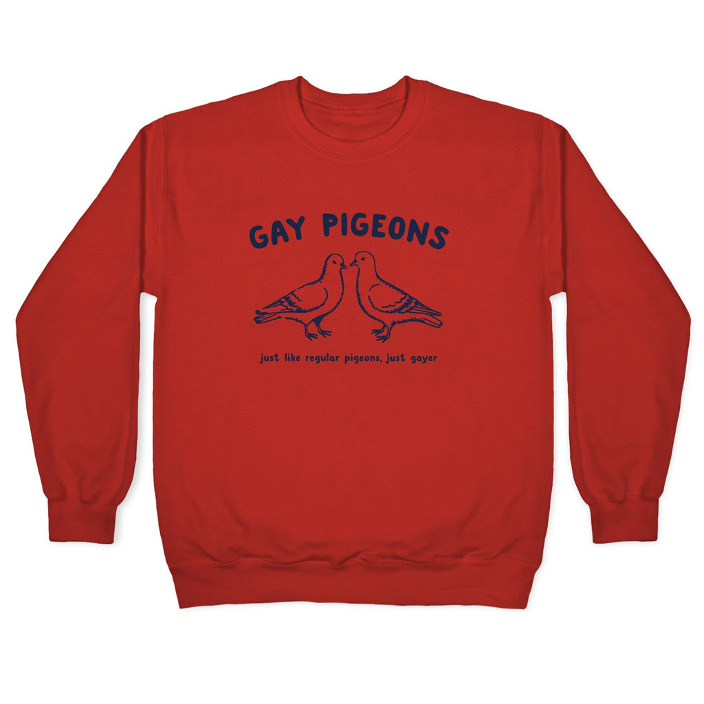 Gay Pigeons Crewneck Sweatshirt