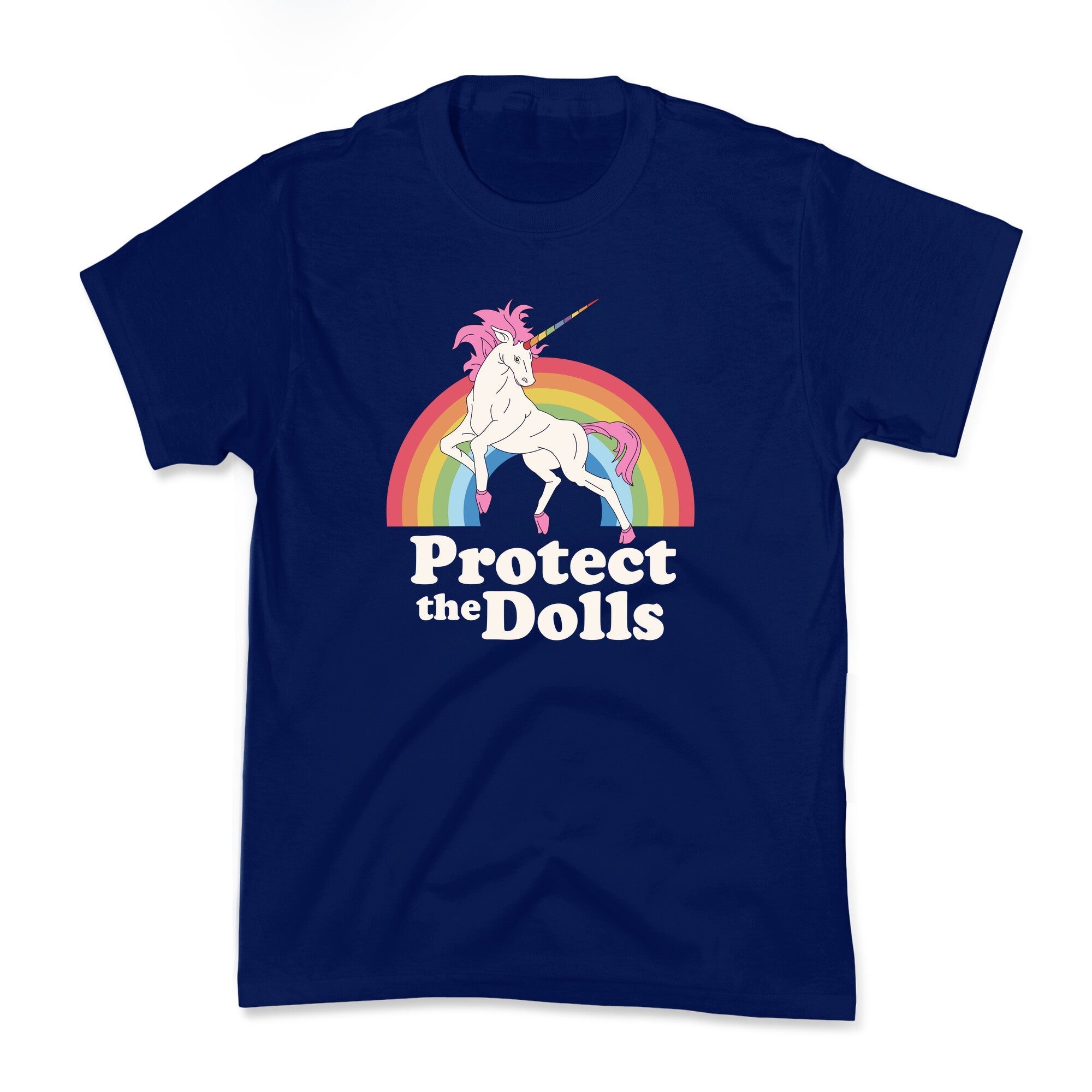 Protect The Dolls Unicorn Kids Tee