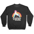 Protect The Dolls Unicorn Crewneck Sweatshirt