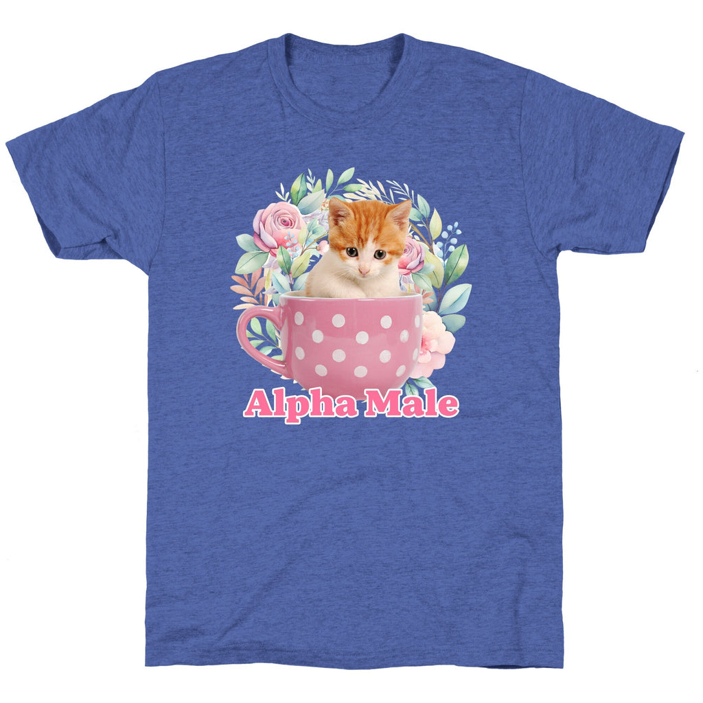 Alpha Male Kitten Unisex Triblend Tee