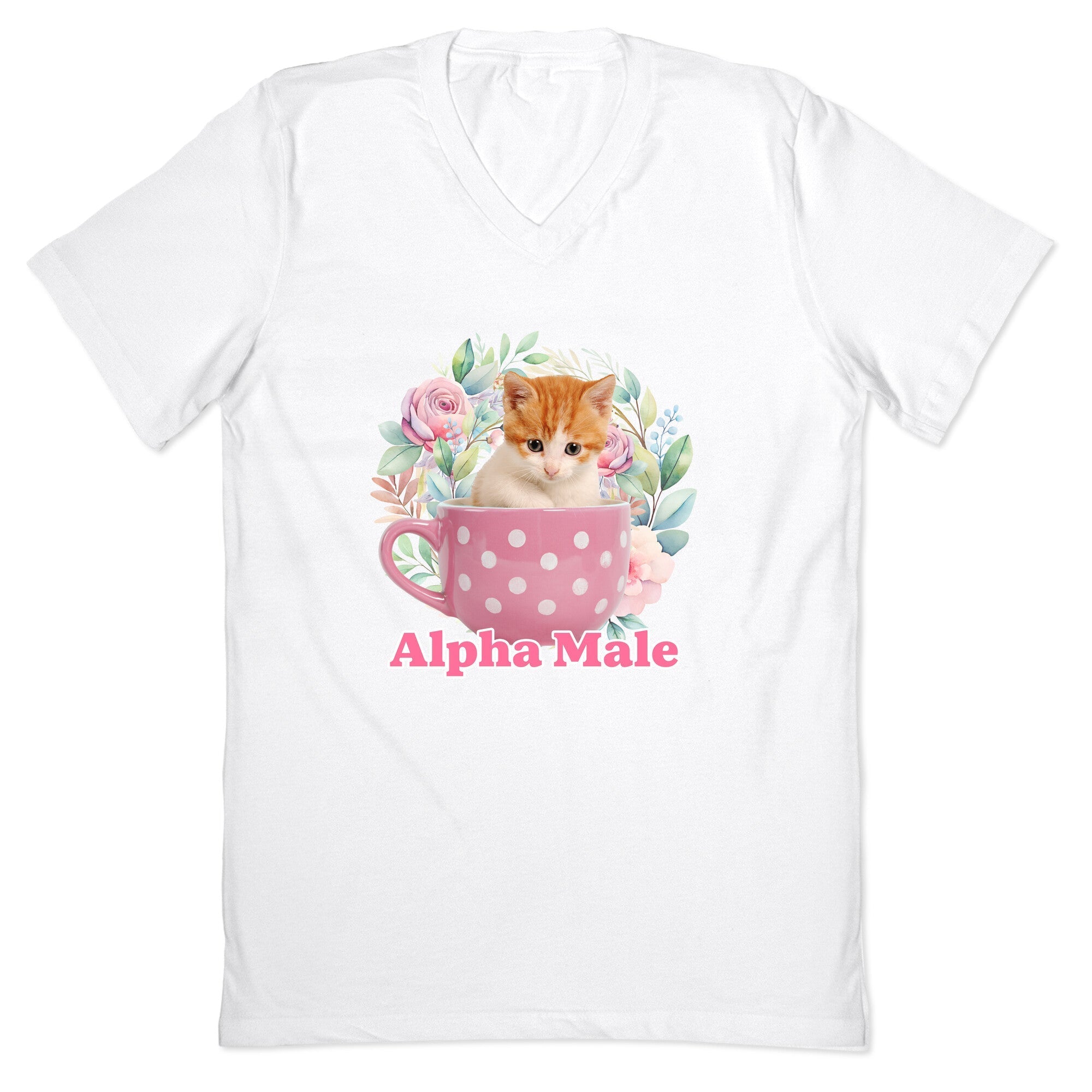 Alpha Male Kitten V-Neck