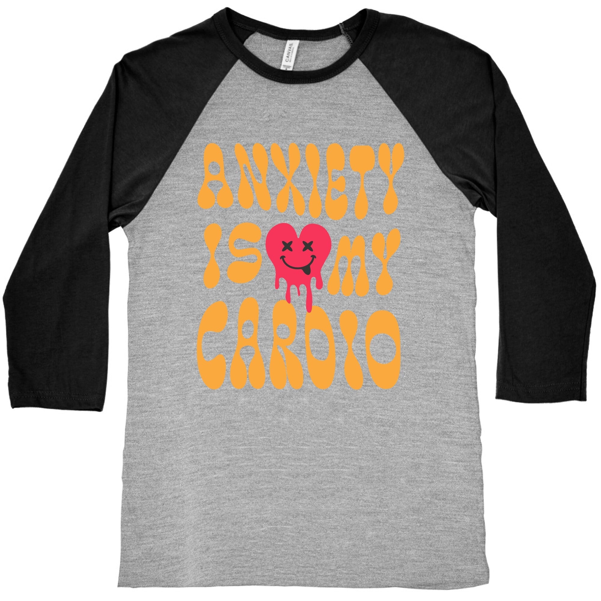 Anxiety Is My Cardio Baseball Tee