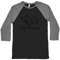 Rage Consumes Me Kitten Baseball Tee