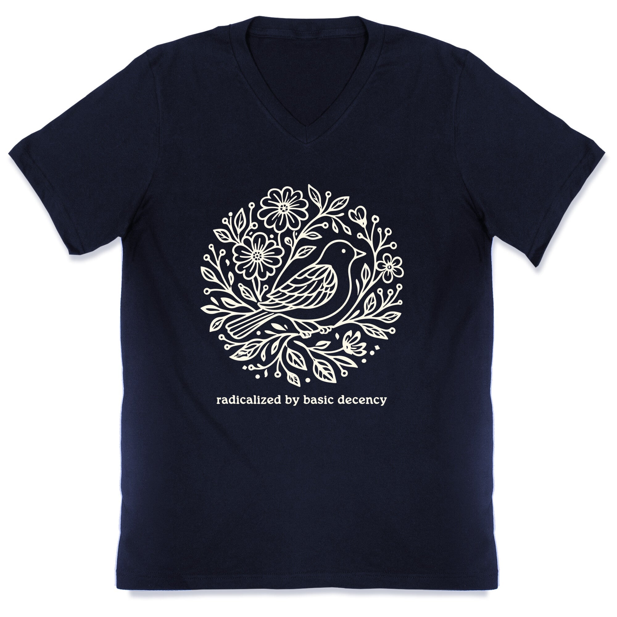 Radicalized By Basic Decency V-Neck