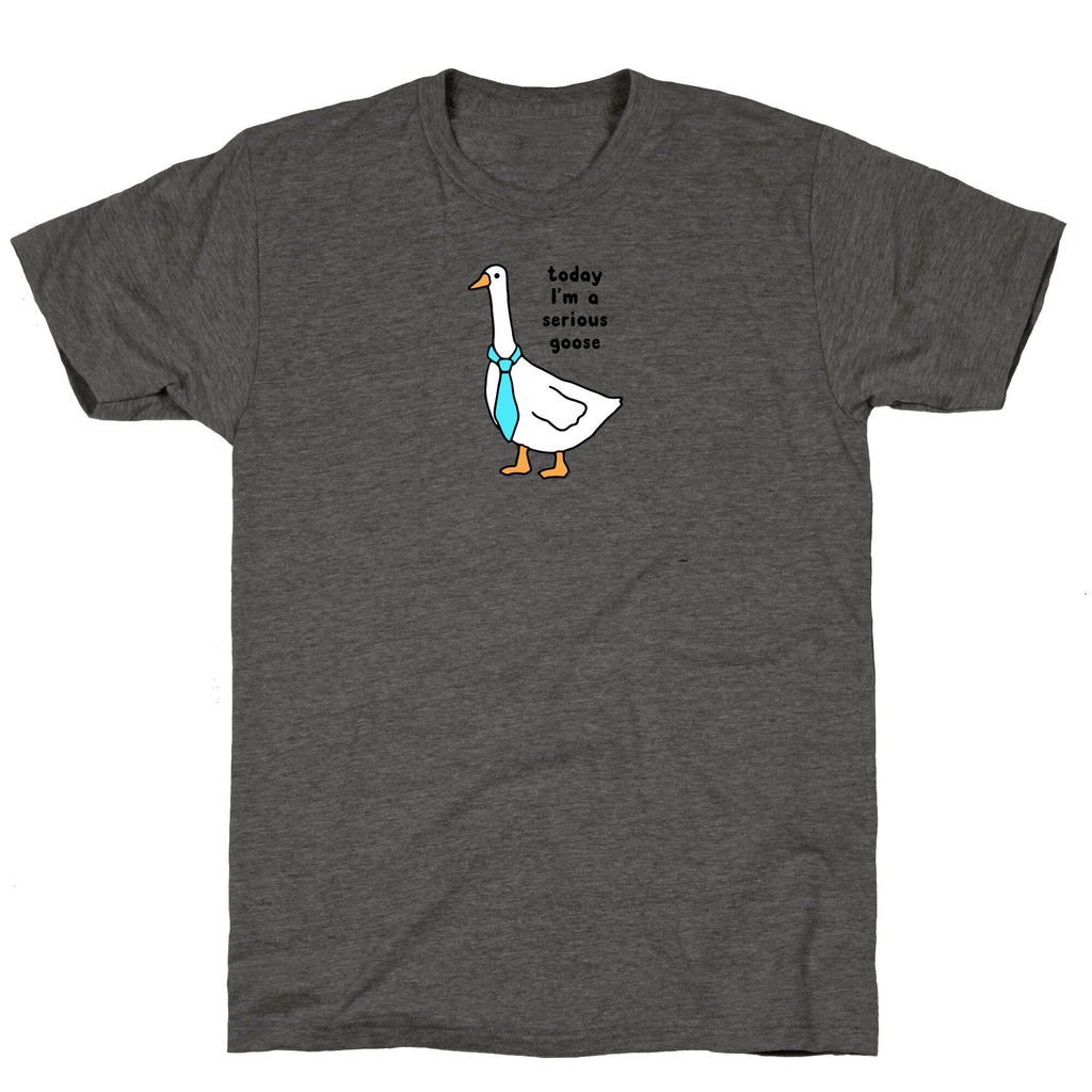 Today Im A Serious Goose Unisex Triblend Tee
