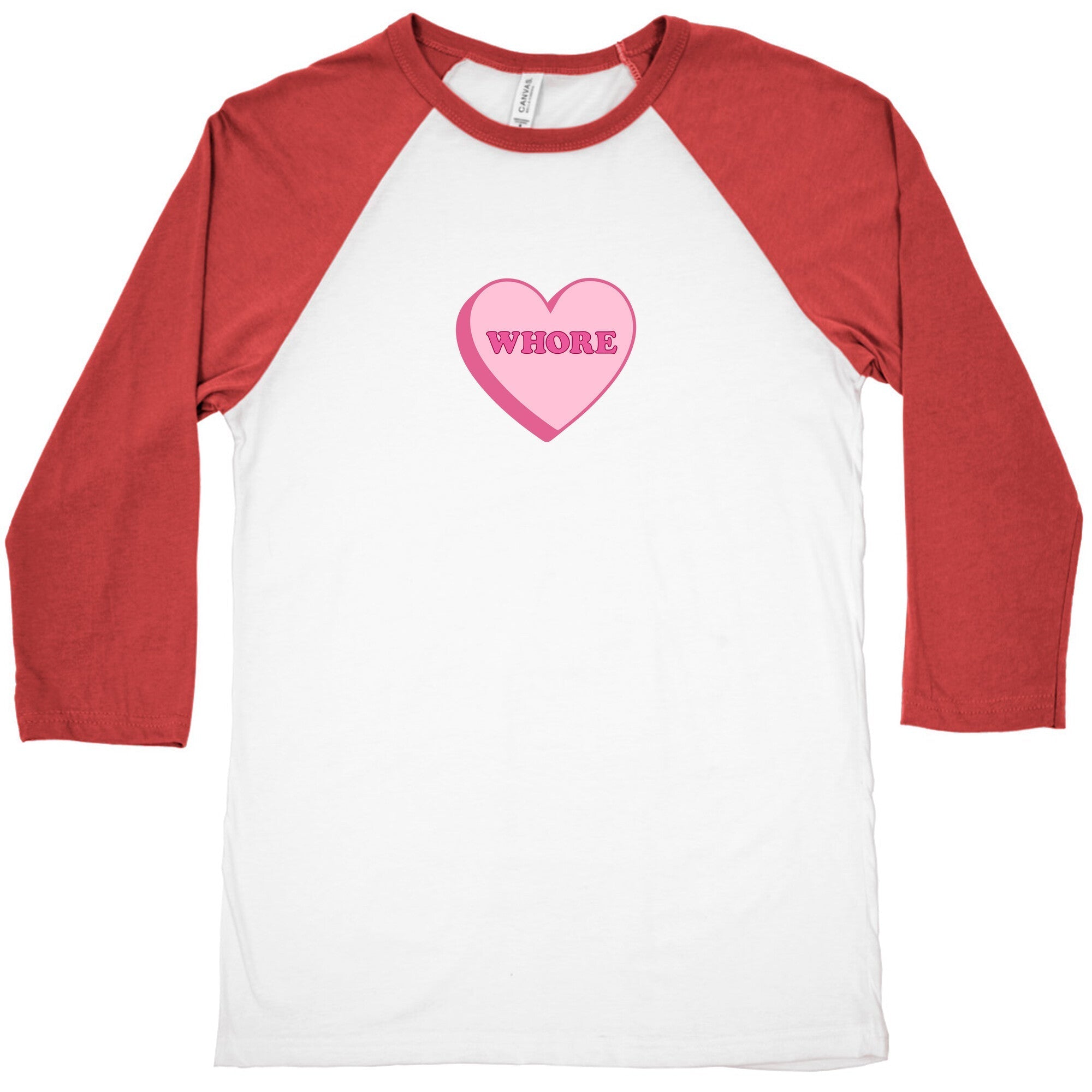Whore Baseball Tee