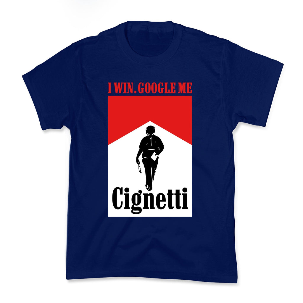Cignetti I Win Kids Tee