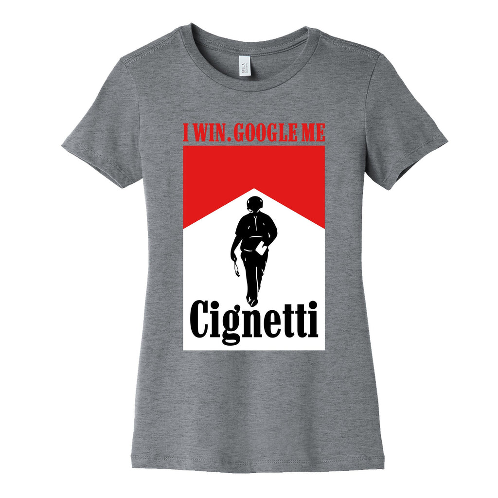 Cignetti I Win Womens Cotton Tee
