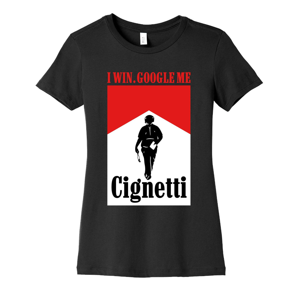 Cignetti I Win Womens Cotton Tee