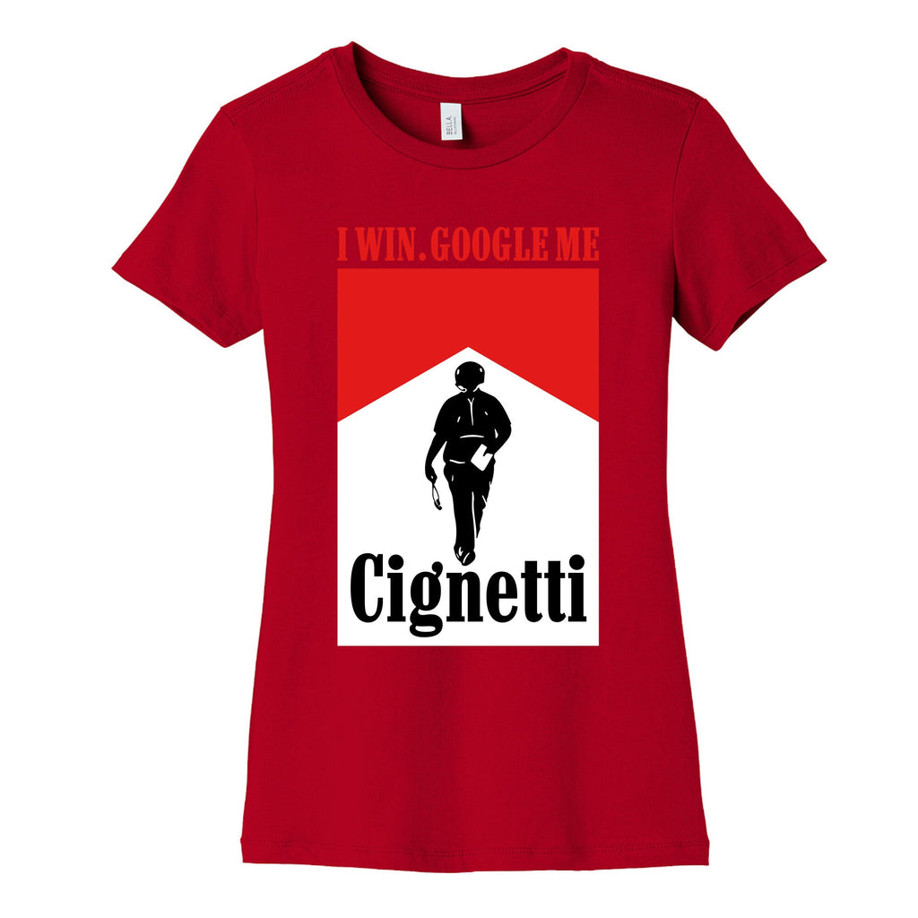 Cignetti I Win Womens Cotton Tee