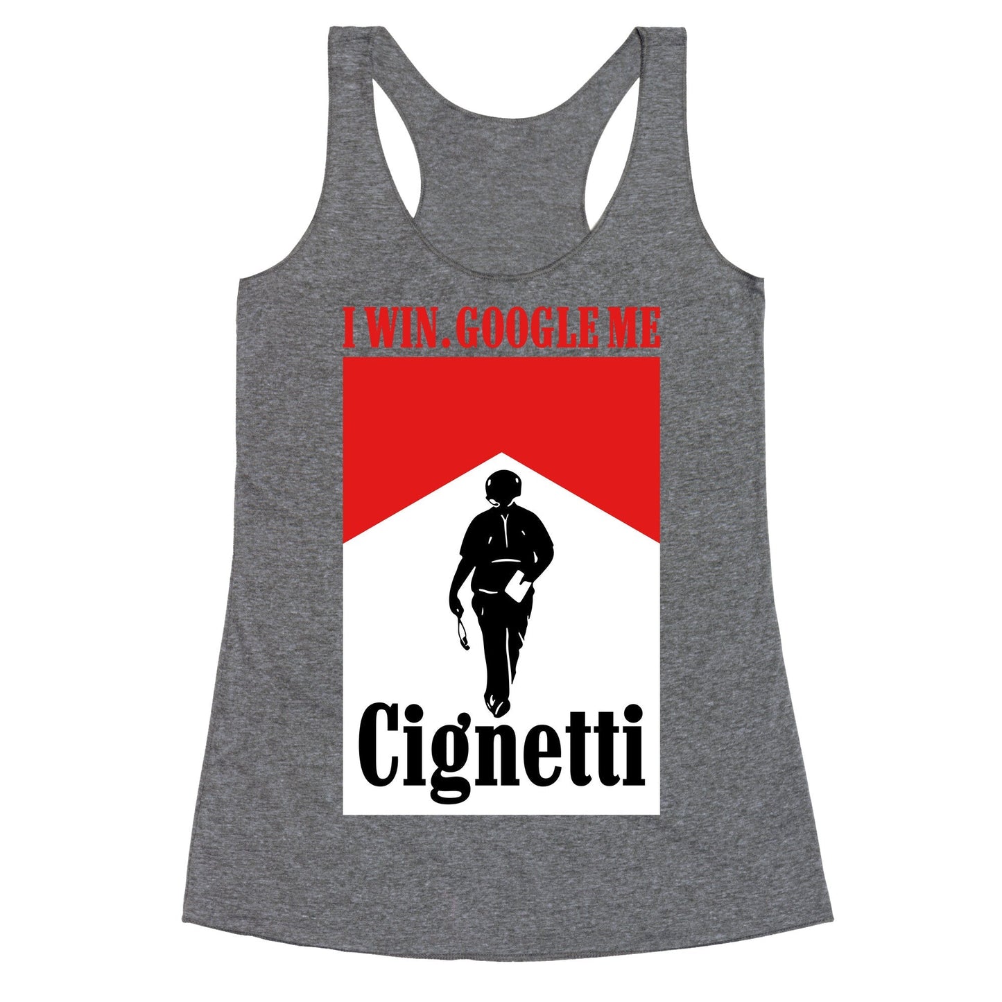 Cignetti I Win Racerback Tank