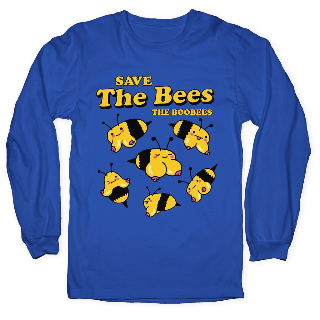 Save The Bees Boobees Longsleeve Tee