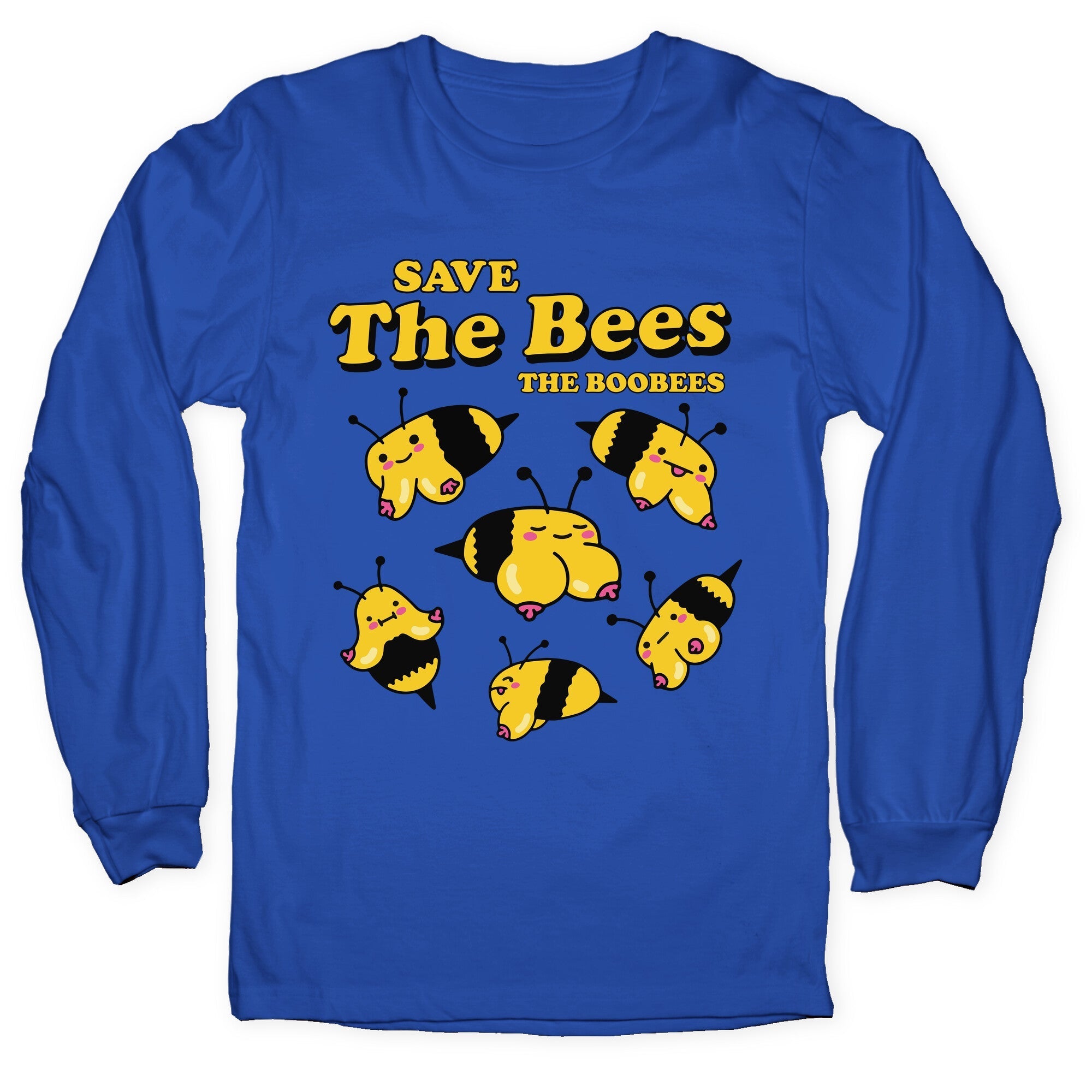 Save The Bees Boobees Longsleeve Tee