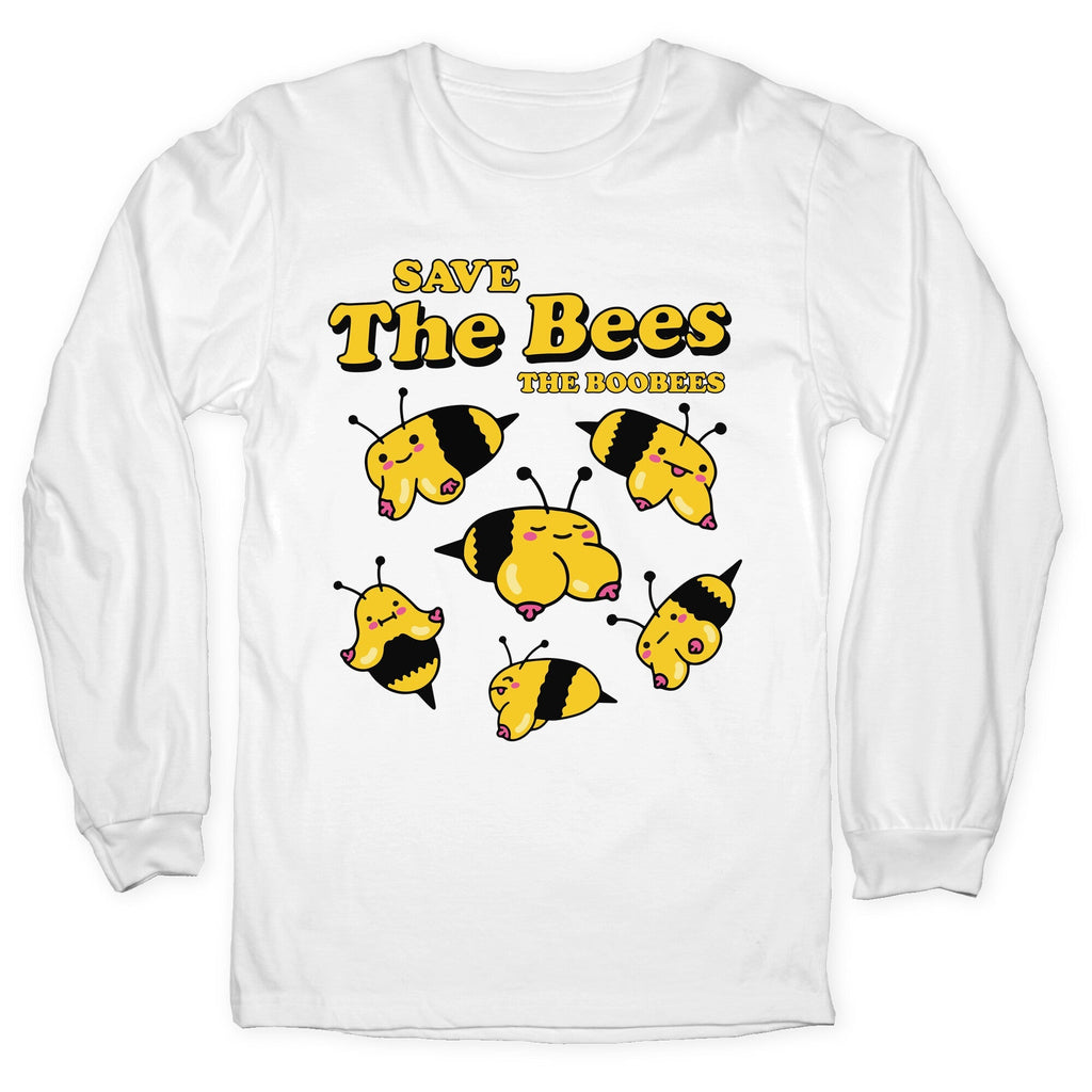 Save The Bees Boobees Longsleeve Tee