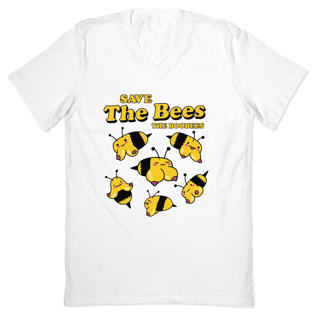 Save The Bees Boobees V-Neck