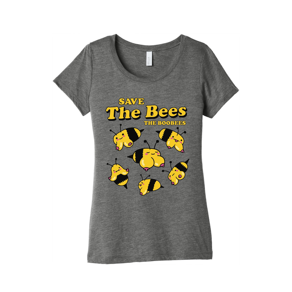 Save The Bees Boobees Womens Triblend Tee