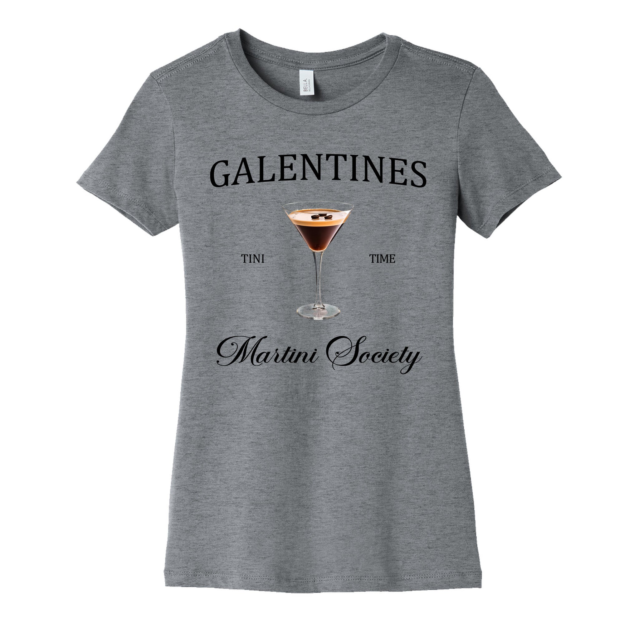 Galentines Tini Time Womens Cotton Tee