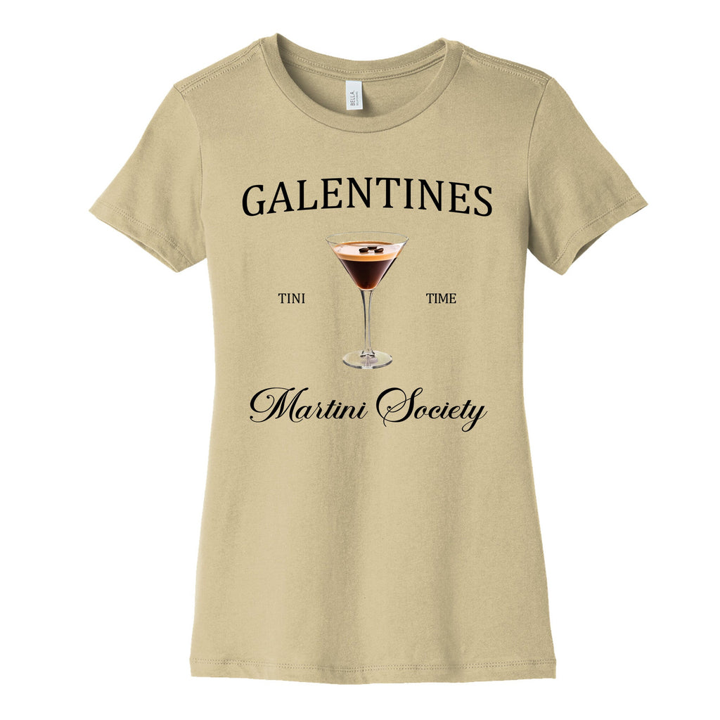 Galentines Tini Time Womens Cotton Tee
