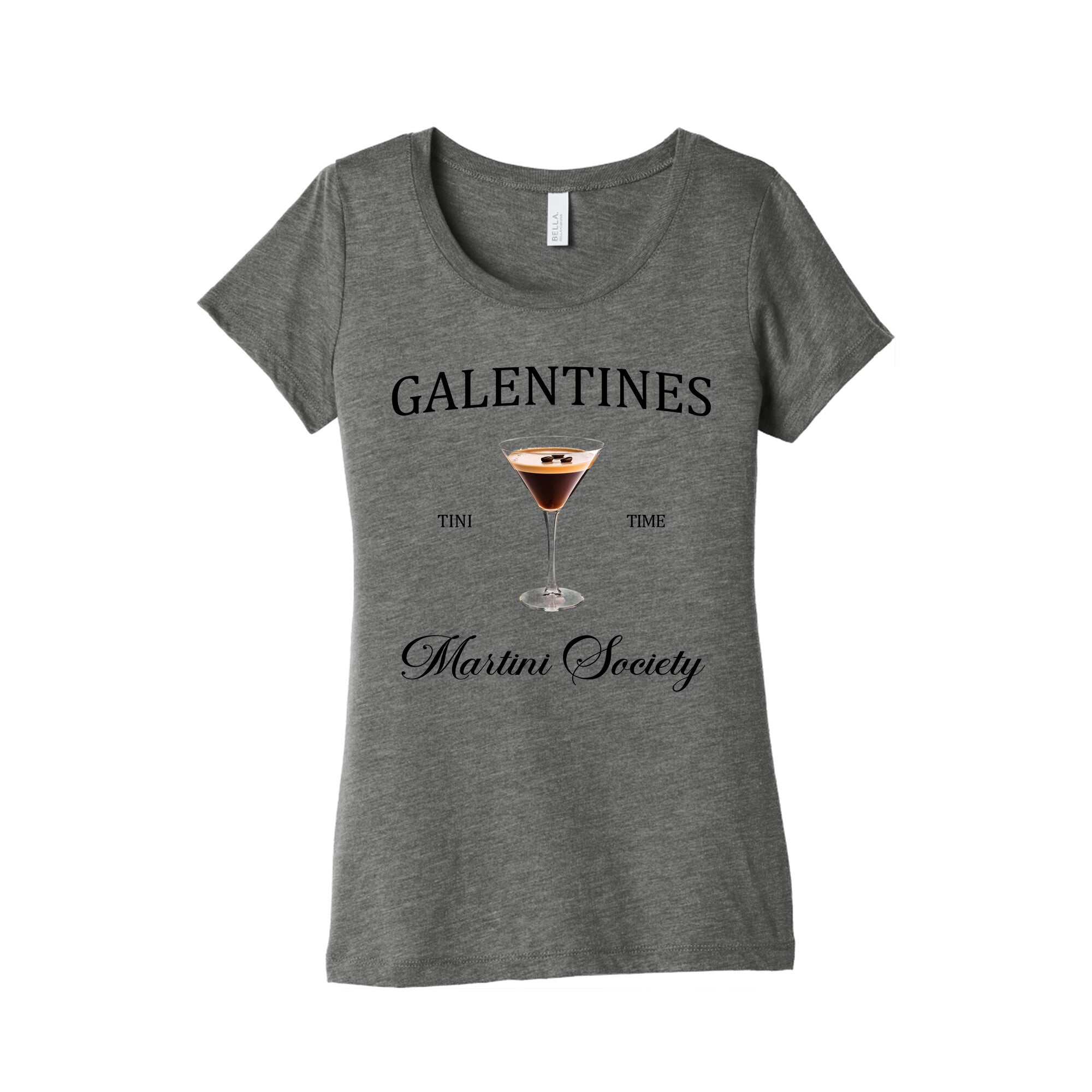 Galentines Tini Time Womens Triblend Tee