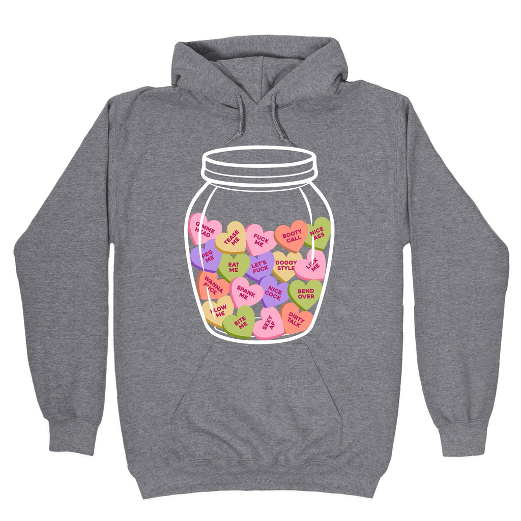 Candy Hearts NSFW Hoodie