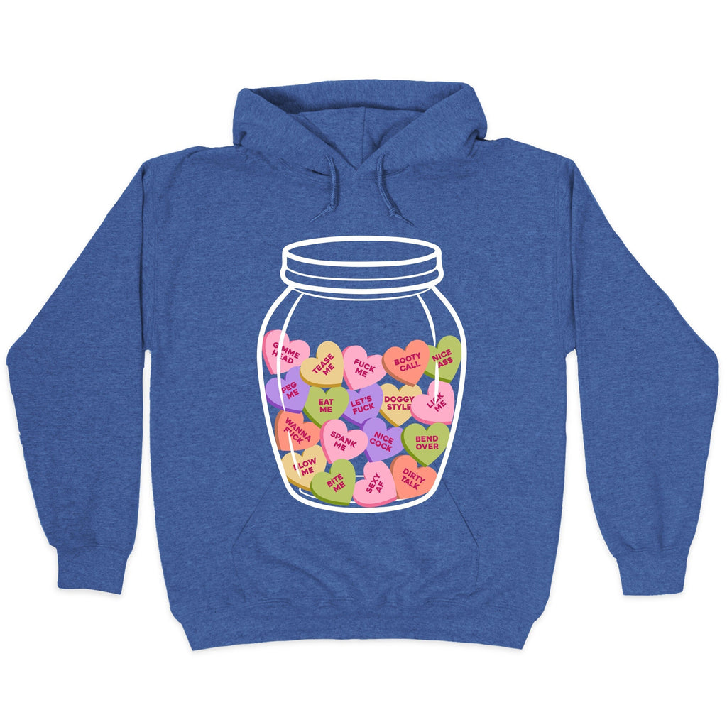 Candy Hearts NSFW Hoodie