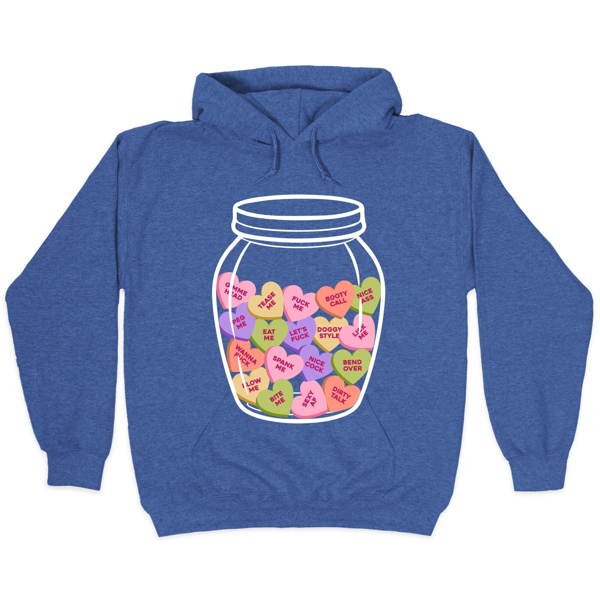 Candy Hearts NSFW Hoodie