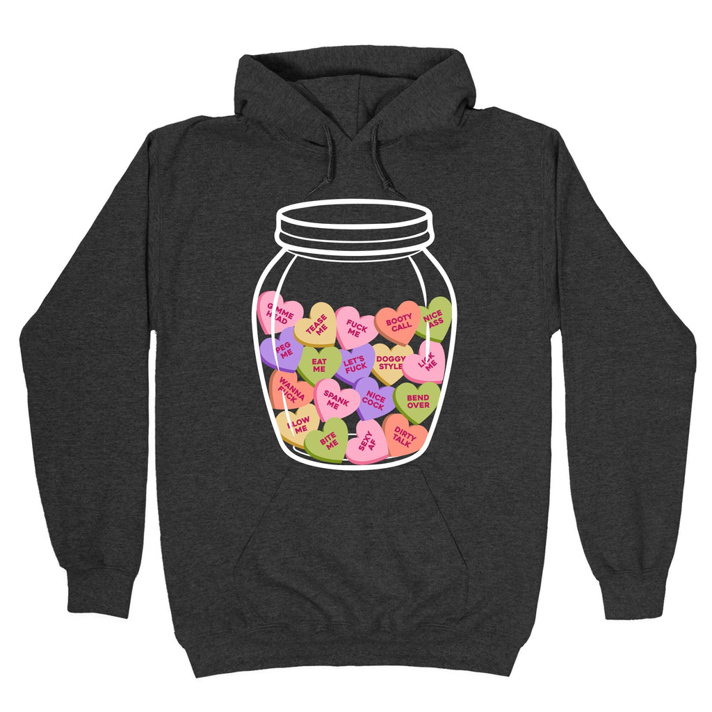 Candy Hearts NSFW Hoodie