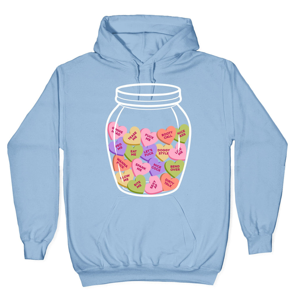 Candy Hearts NSFW Hoodie