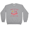 Wake Up Sluts Valentines Edition Crewneck Sweatshirt