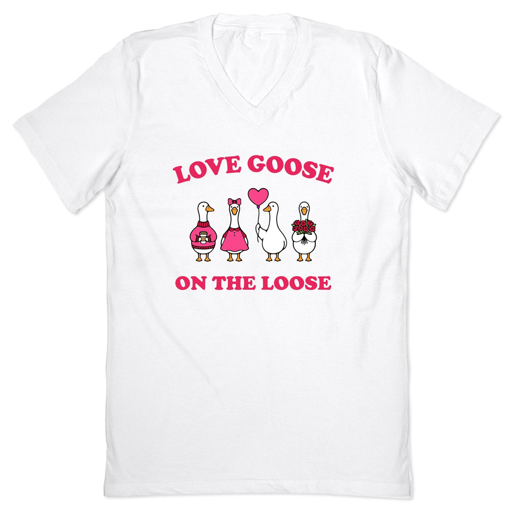 Love Goose On The Loose V-Neck