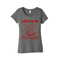 Love Is In The Air Womens Triblend Tee