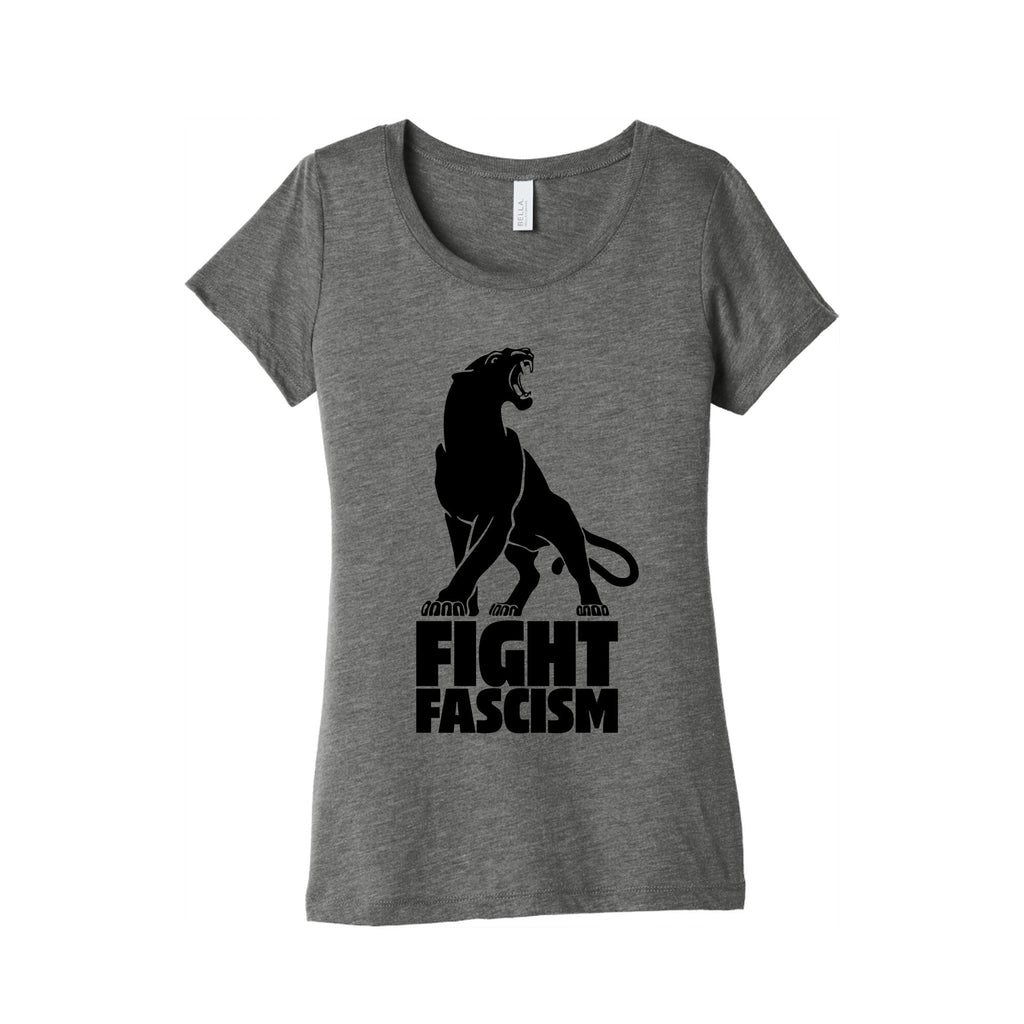 Fight Fascism Womens Triblend Tee