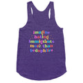 Imagine Hating Immigrants Racerback Tank