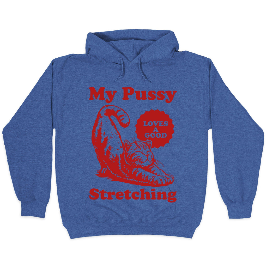 My Pussy Loves A Good Stretching Hoodie