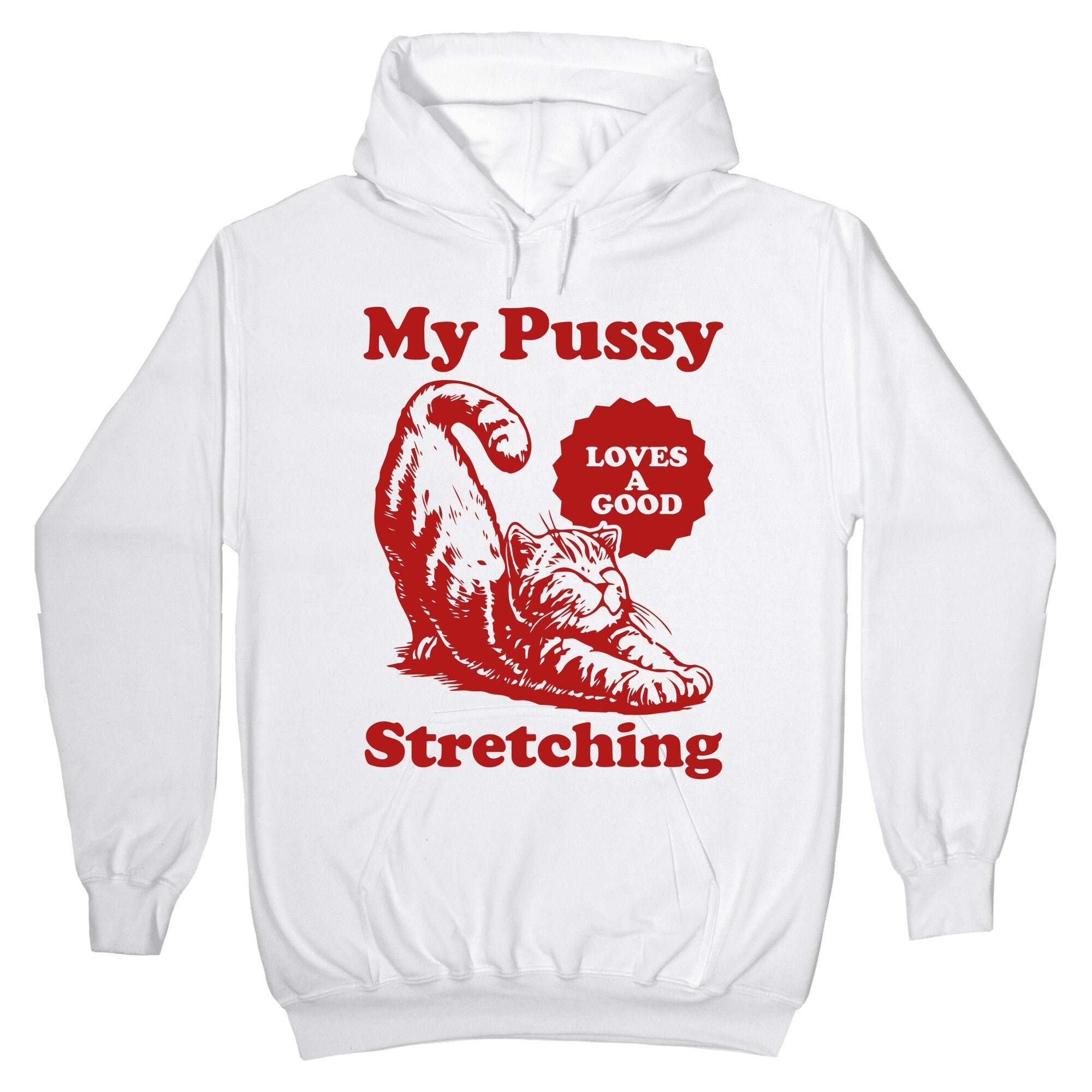 My Pussy Loves A Good Stretching Hoodie