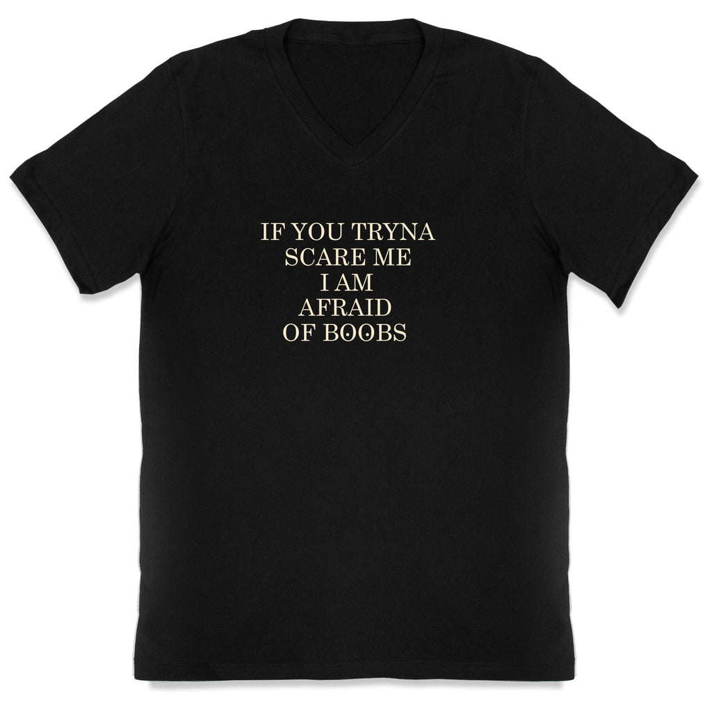 Afraid Of Boobs V-Neck