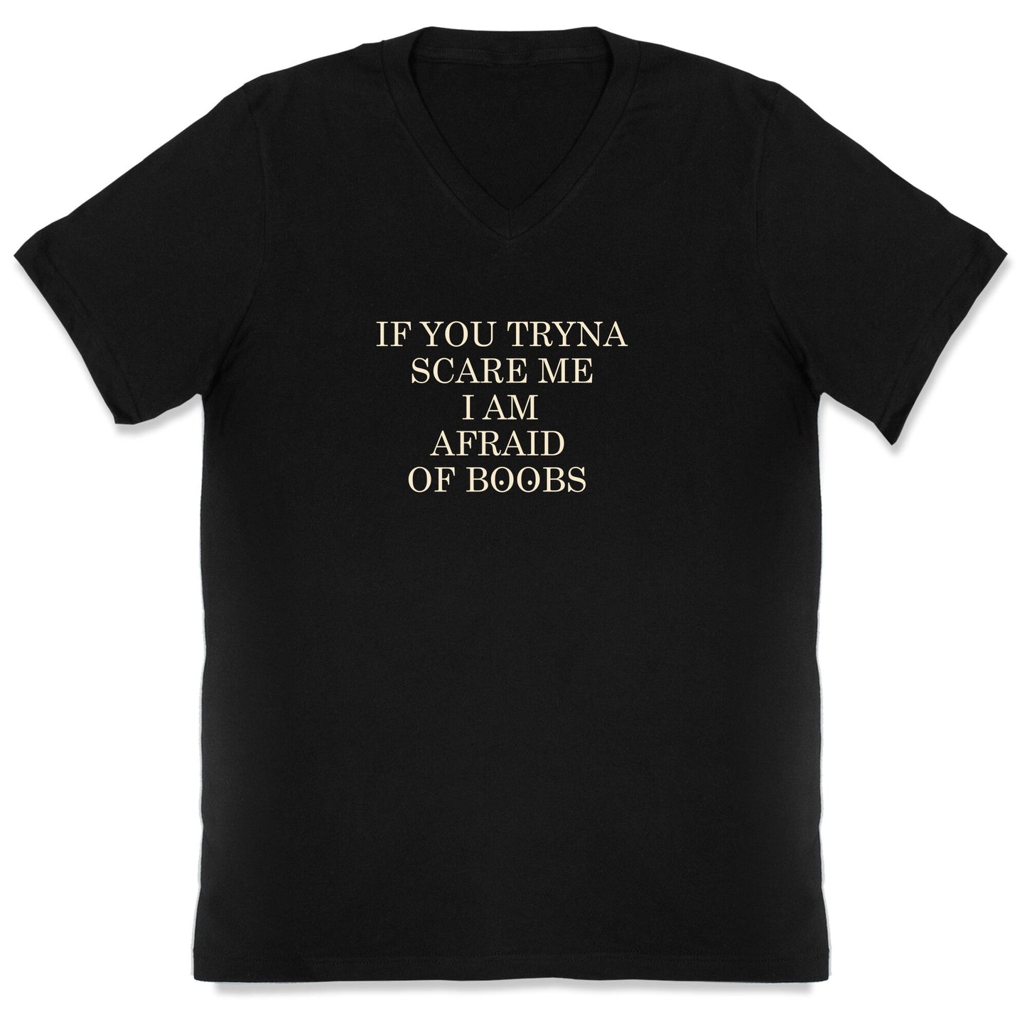 Afraid Of Boobs V-Neck