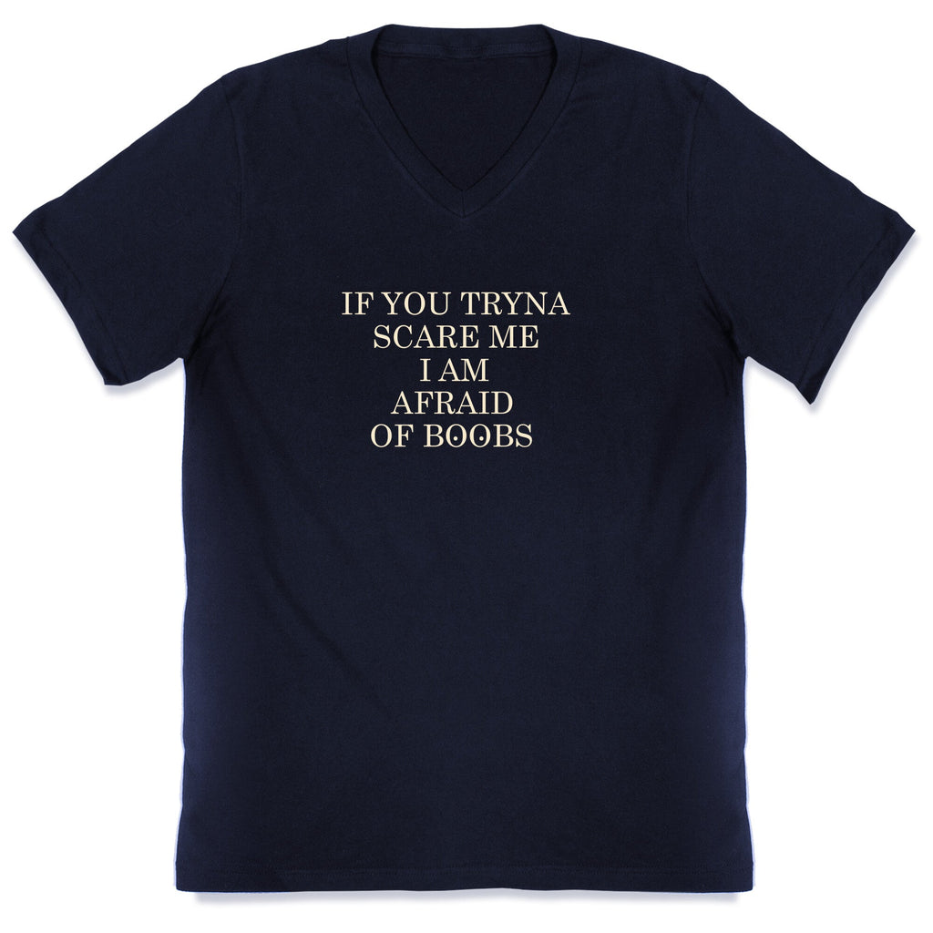 Afraid Of Boobs V-Neck