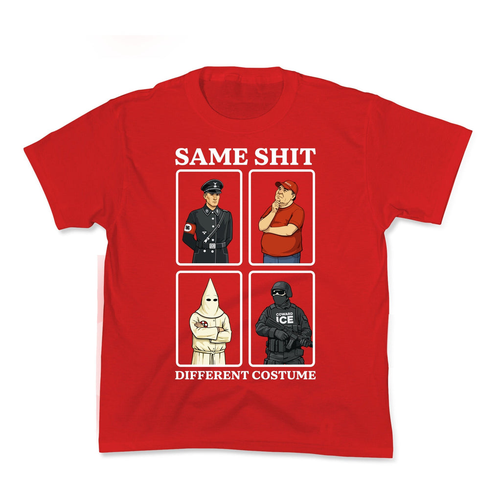 Same Shit Different Costume Kids Tee